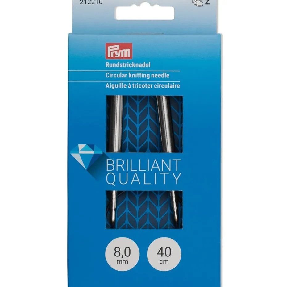 Prym Rundpinne Messing – 8,0 – 40cm