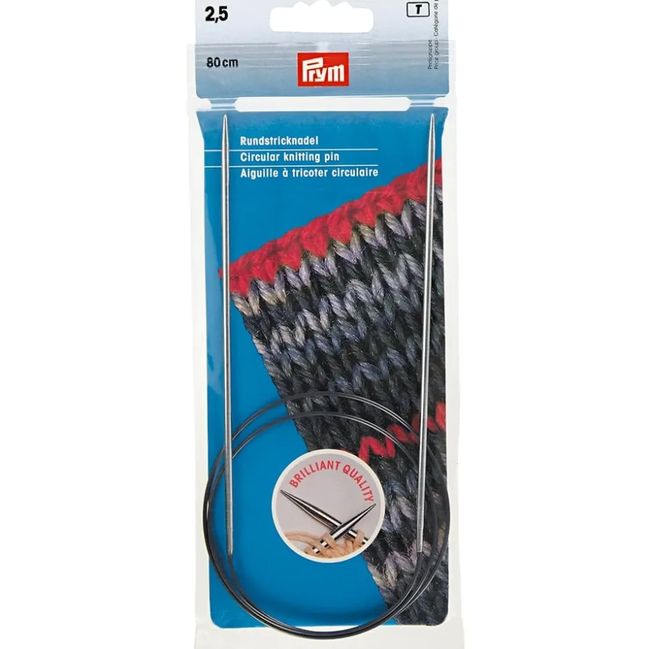 Prym Rundpinne Messing – 2,5 – 80cm
