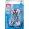 Prym Sikkerhetsnåler Baby 55mm 4stk – Lys rosa