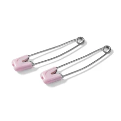 Prym Sikkerhetsnåler Baby 55mm 4stk – Lys rosa