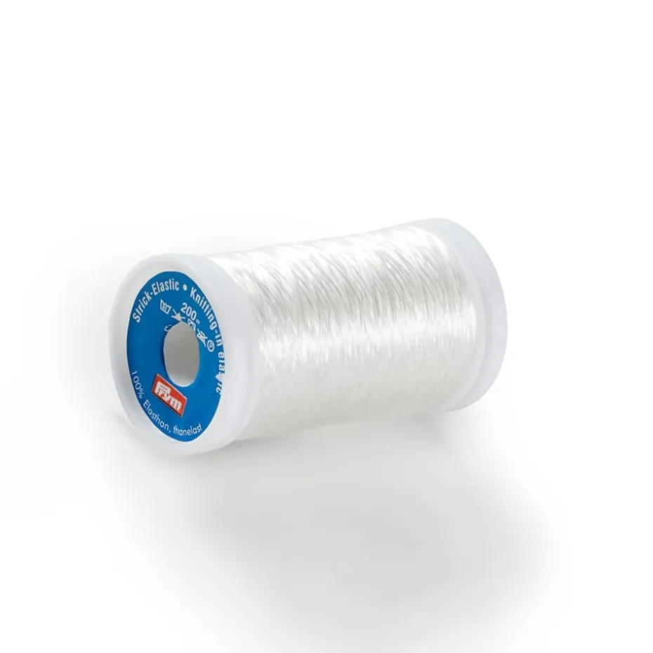 Prym Strikkeelastikk – 200m – Transparent