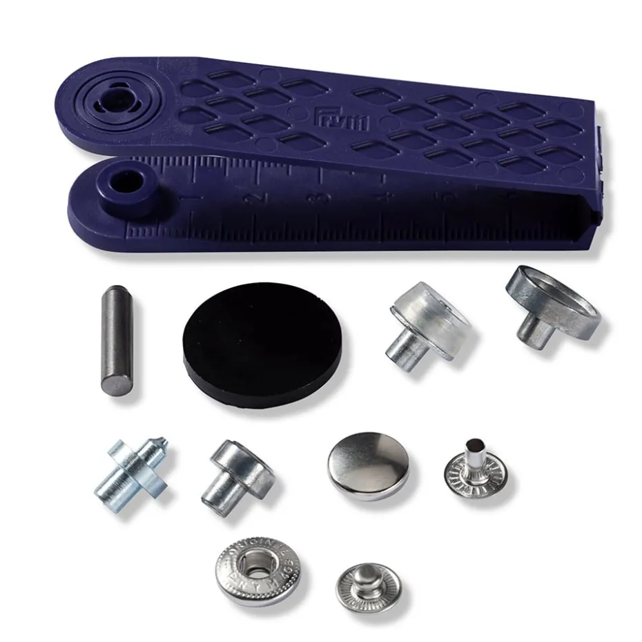 Prym Trykknapper Anorak 12mm – 10stk – Sølv