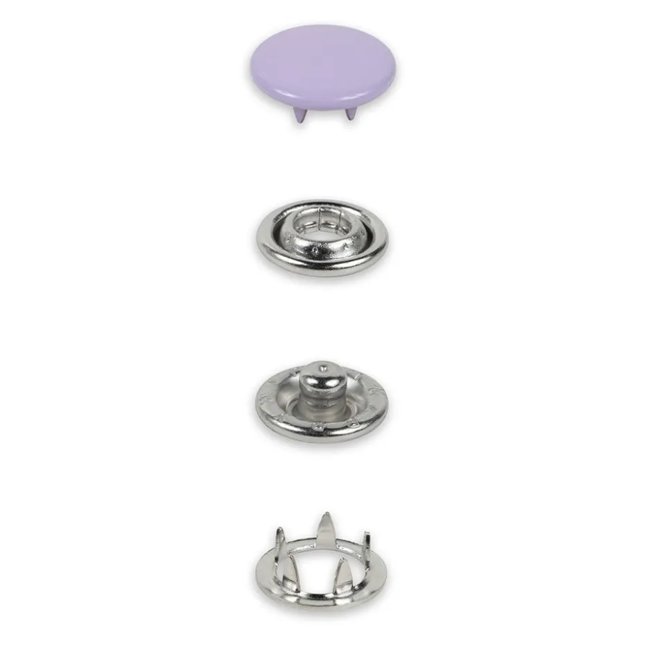 Prym Trykknapper Jersey 12mm – 20stk – Lilla
