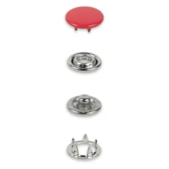 Prym Trykknapper Jersey 12mm – 20stk – Rød