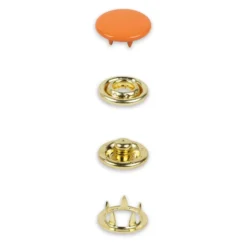 Prym Trykknapper Jersey 12mm – 20stk – Oransje