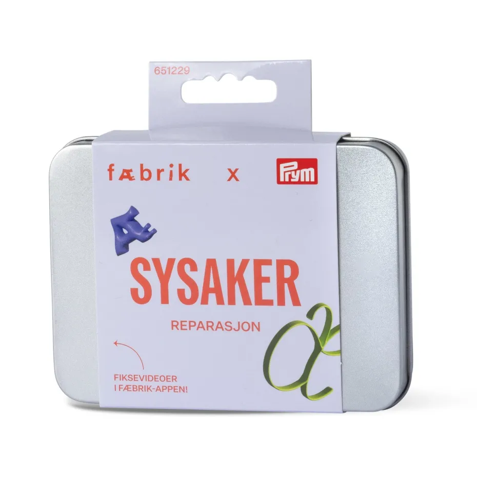 Prym x Fæbrik – Sysaker til reperasjon m/gratis fiksevideo