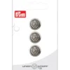 Prym Øyeknapper 453594 – 15mm 83 Antikk sølv – 3stk
