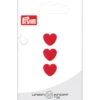 Prym Øyeknapper 23701 – 12mm Hjerte 48 Rød – 3stk