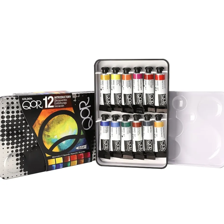 QoR Artist Akvarell Introductory 12 Color Sett – 7000010