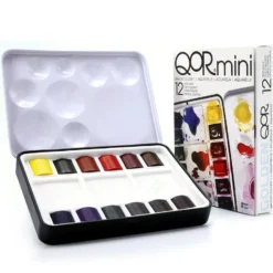 QoR Artist Akvarell Mini 12 Halfpan Sett – 7000015