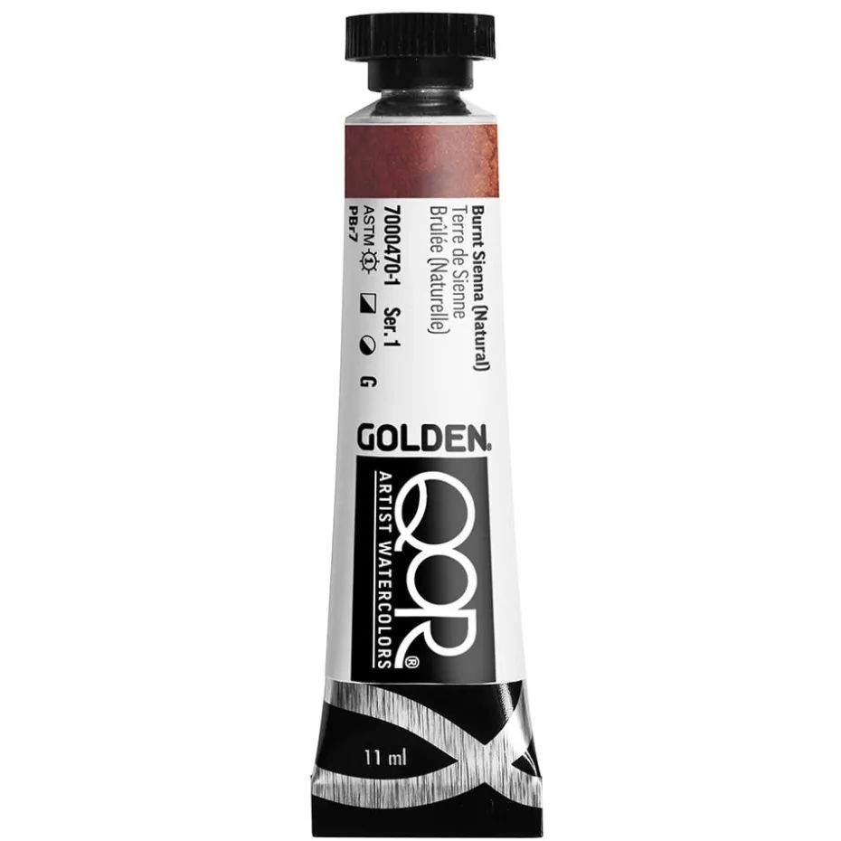 QoR Artist Akvarell 11ml – 7000470 Burnt Sienna Natural