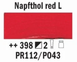 Rembrandt Akryl 40ml – 398 Naphthol red light