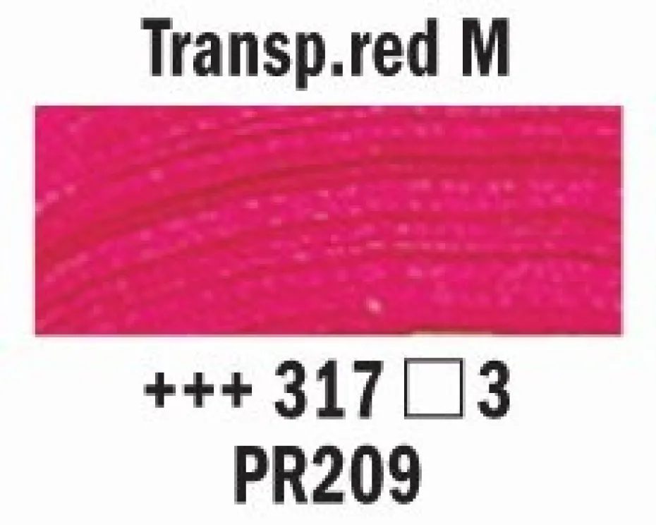 Rembrandt Akryl 40ml – 317 Transp. red medium