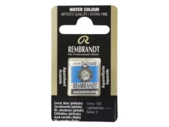Rembrandt Akvarell Halfpan – 535 cerulean blue (pthalo)