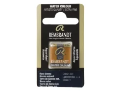 Rembrandt Akvarell Halfpan – 234 raw sienna