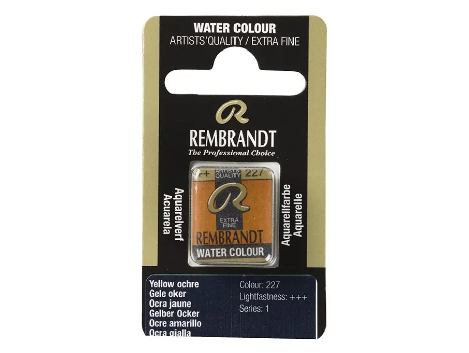 Rembrandt Akvarell Halfpan – 227 yellow ochre