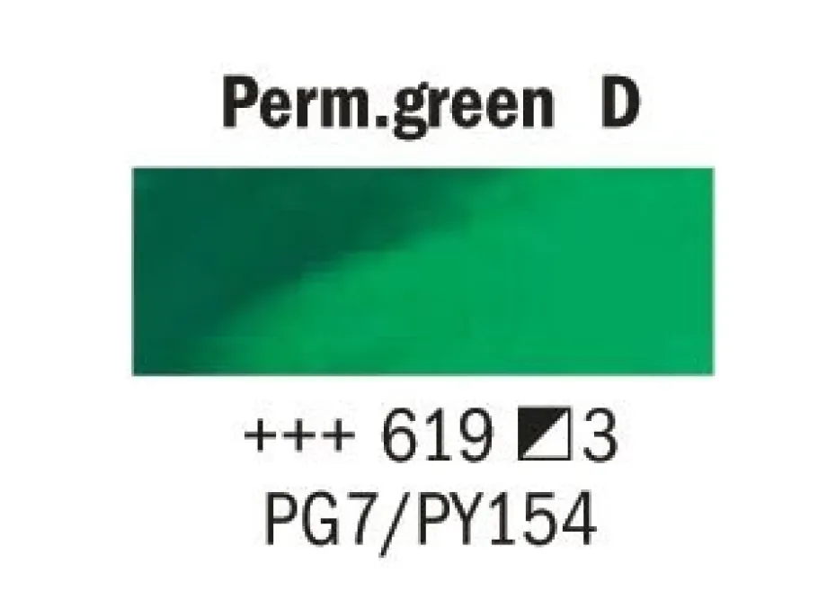 Rembrandt Olje 15ml – 619 Permanent green deep