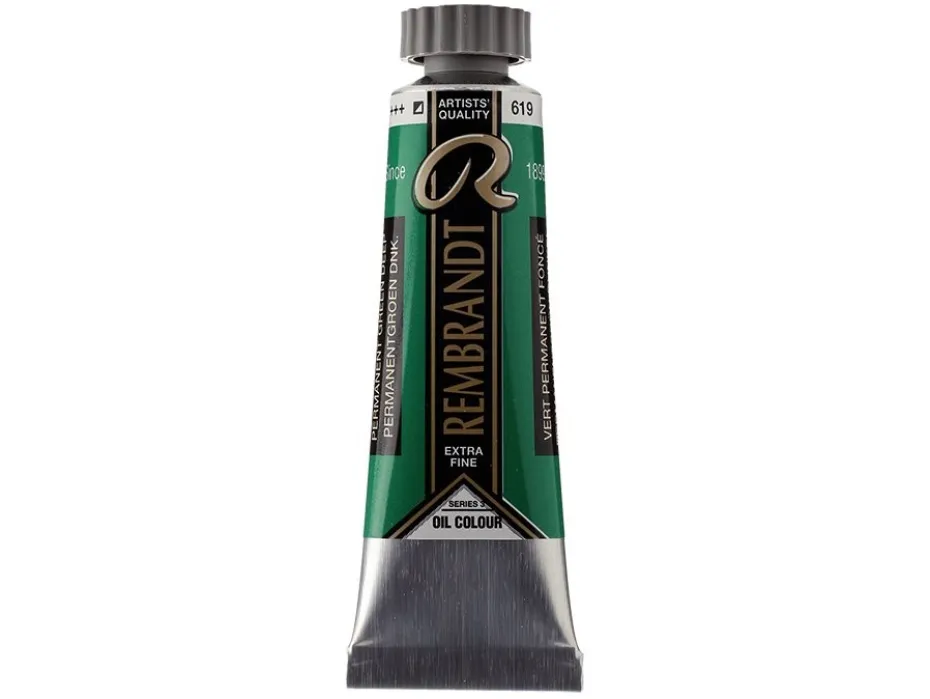 Rembrandt Olje 15ml – 619 Permanent green deep