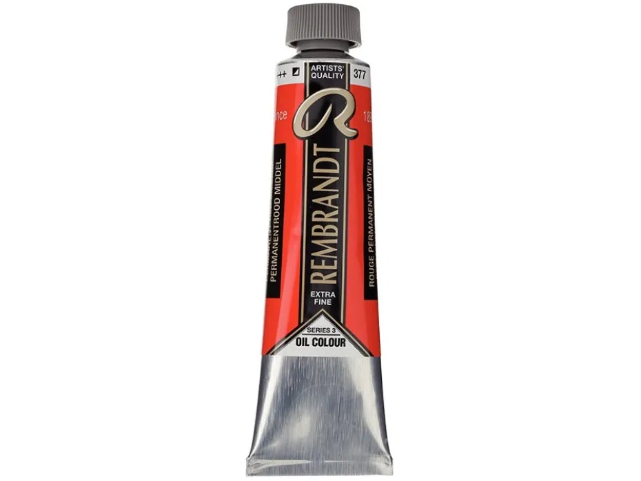 Rembrandt Olje 40ml – 377 Permanent red medium