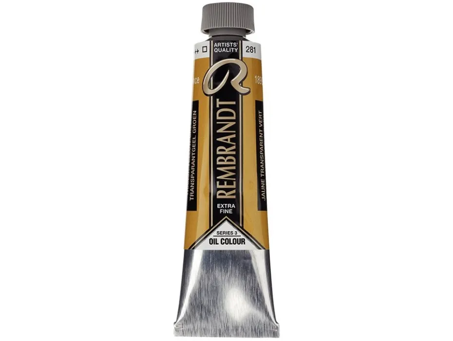 Rembrandt Olje 40ml – 281 Transp. yellow green