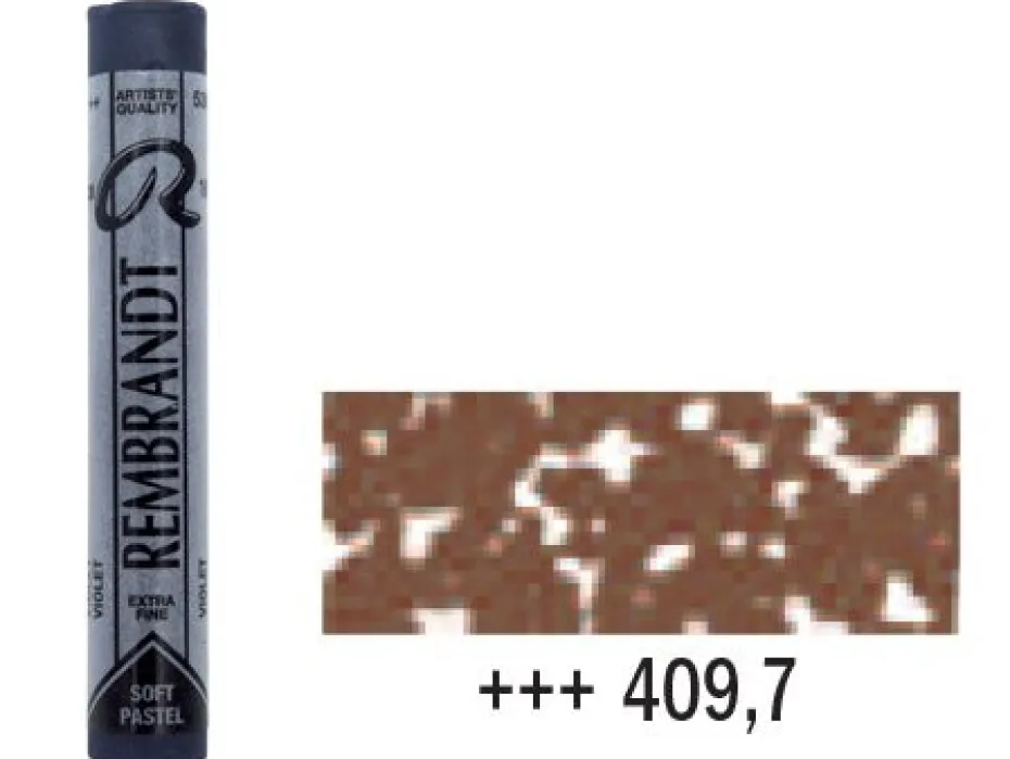 Rembrandt Soft Pastel – 409,7 burnt umber 7