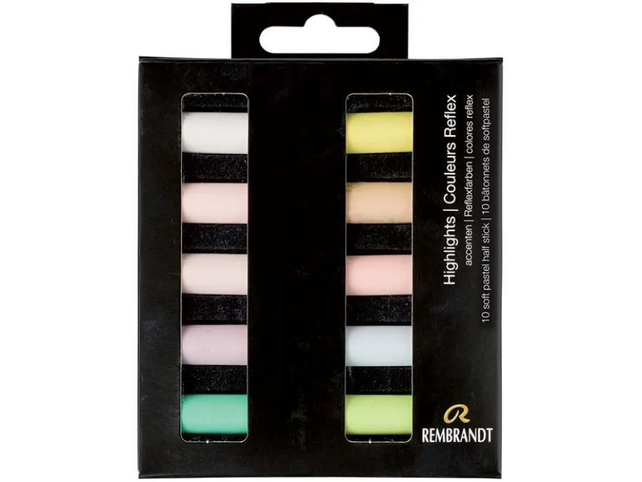 Rembrandt Soft Pastel Half Sett – Set Highlights 10.5