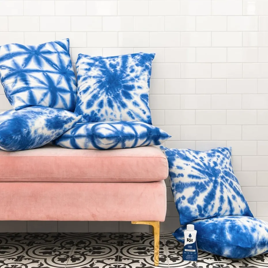 Rit Dye Tekstilfarge Sett – Indigo Shibori Tie Dye Kit
