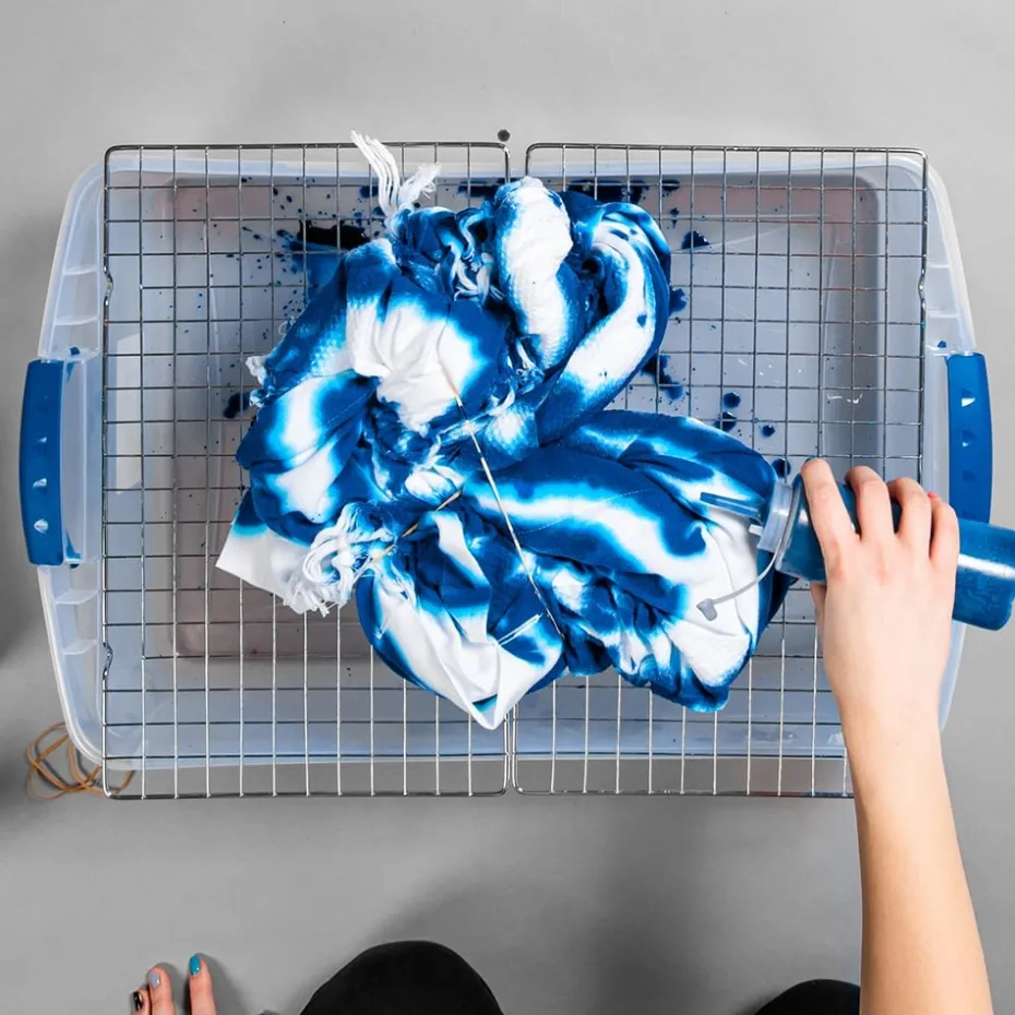 Rit Dye Tekstilfarge Sett – Indigo Shibori Tie Dye Kit