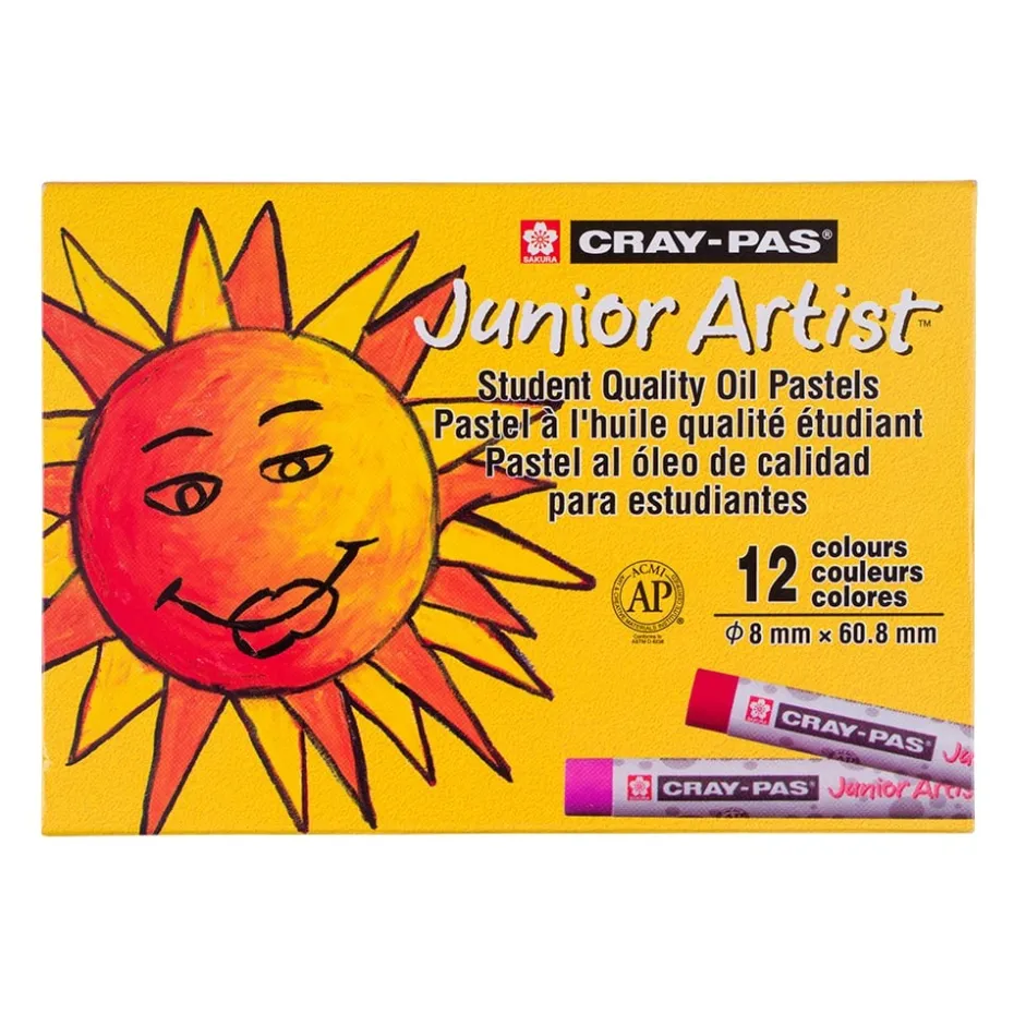 Sakura Cray-Pas Junior Artist Oljepastell 12 Sett