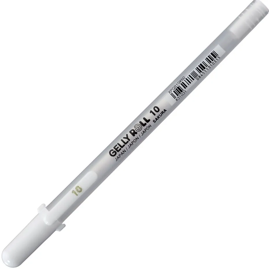 Sakura Gelly Roll Classic 10 Broad 0,5mm – 50 Hvit