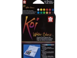 Sakura KOI Water Colors Sketch Box – 12 farger
