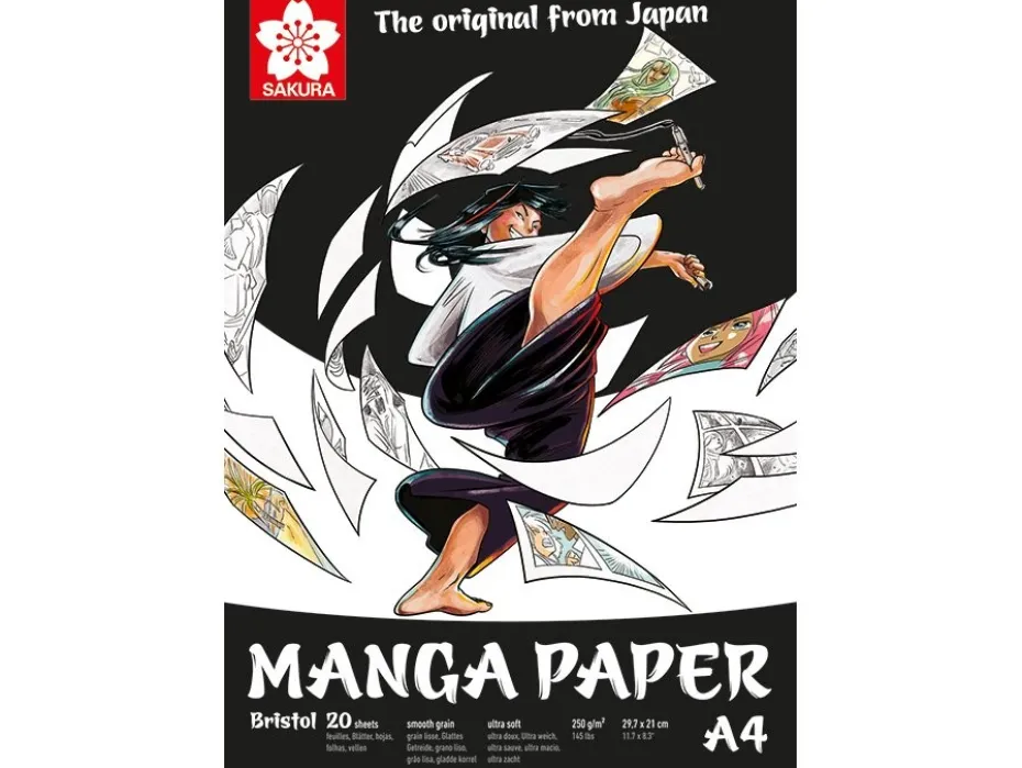 Sakura Manga Paper A4 – 20 ark – 250g