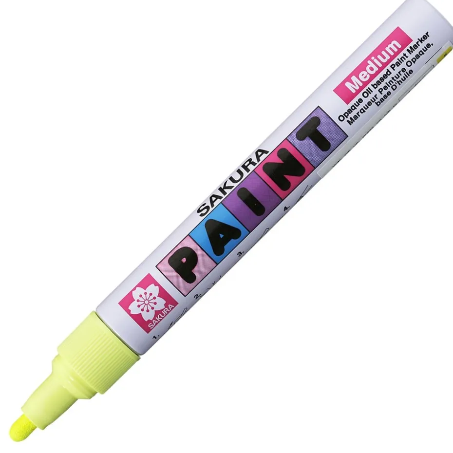 Sakura Paintmarker Medium – #302 Fluorescent Yellow