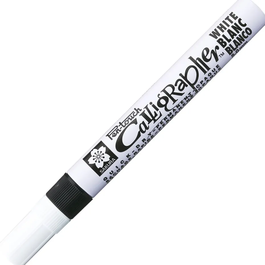 Sakura Pen-Touch Calligrapher – Medium – 50 Hvit