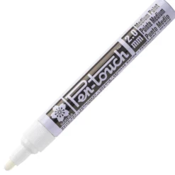 Sakura Pen-Touch – Medium 2,0mm – Hvit