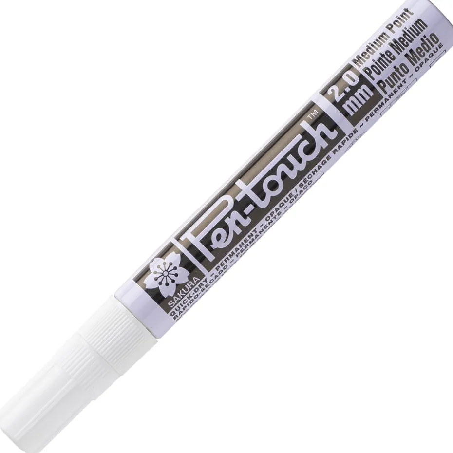 Sakura Pen-Touch – Medium 2,0mm – Hvit