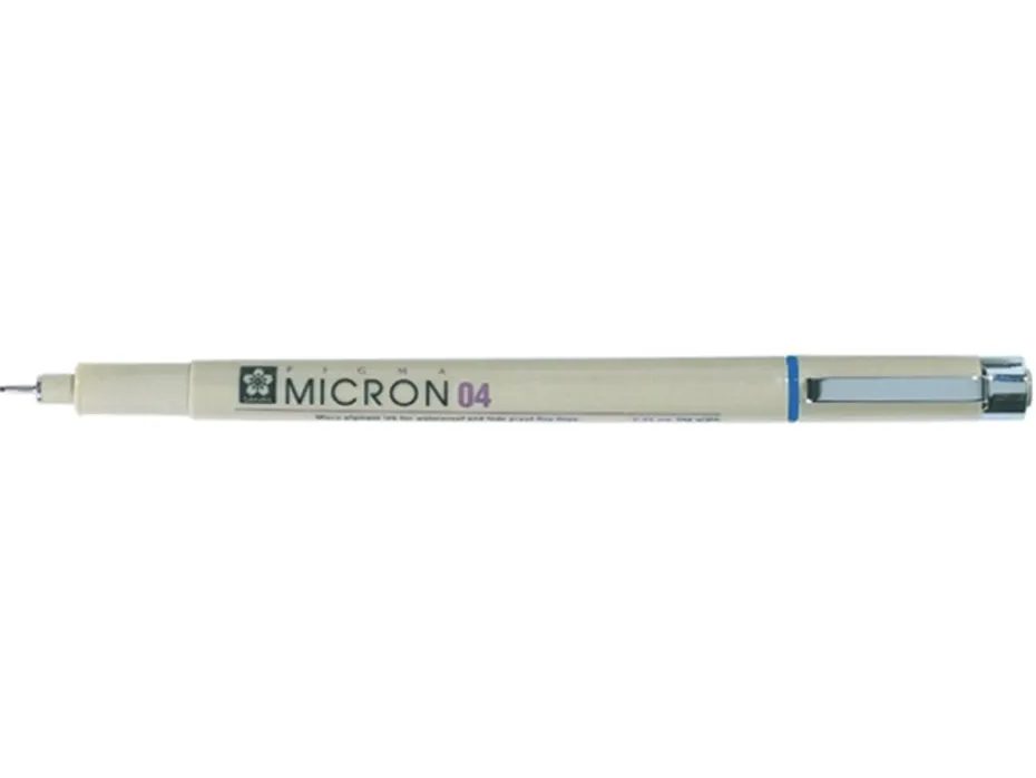 Sakura Pigma Micron 04 – 0,40mm – 36 Blå