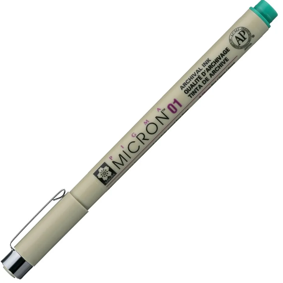 Sakura Pigma Micron 01 – 0,25mm – 29 Grønn