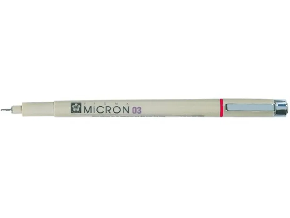 Sakura Pigma Micron 03 – 0,35mm – 19 Rød
