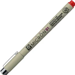 Sakura Pigma Micron 01 – 0,25mm – 19 Rød