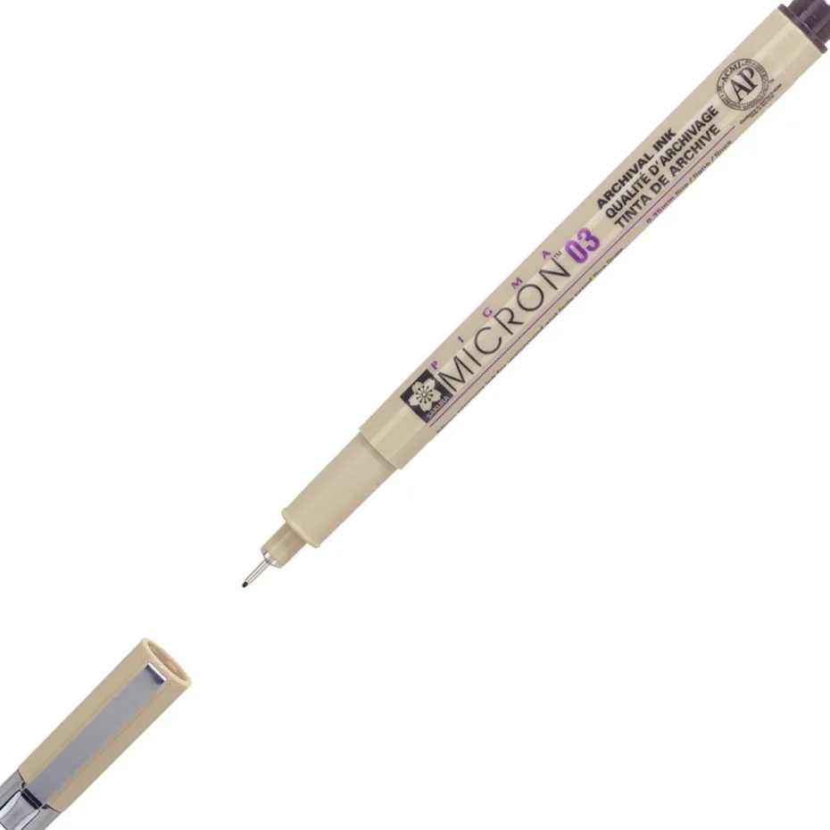 Sakura Pigma Micron 03 – 0,35mm – 49 Sort