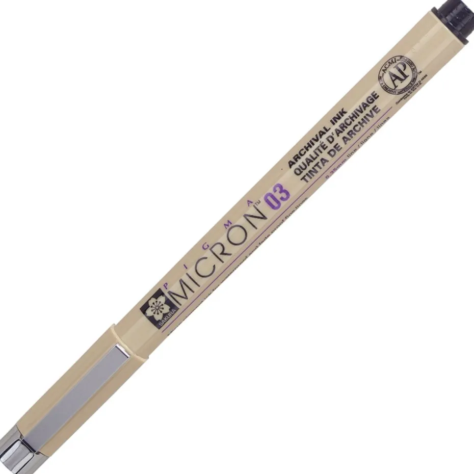 Sakura Pigma Micron 03 – 0,35mm – 49 Sort