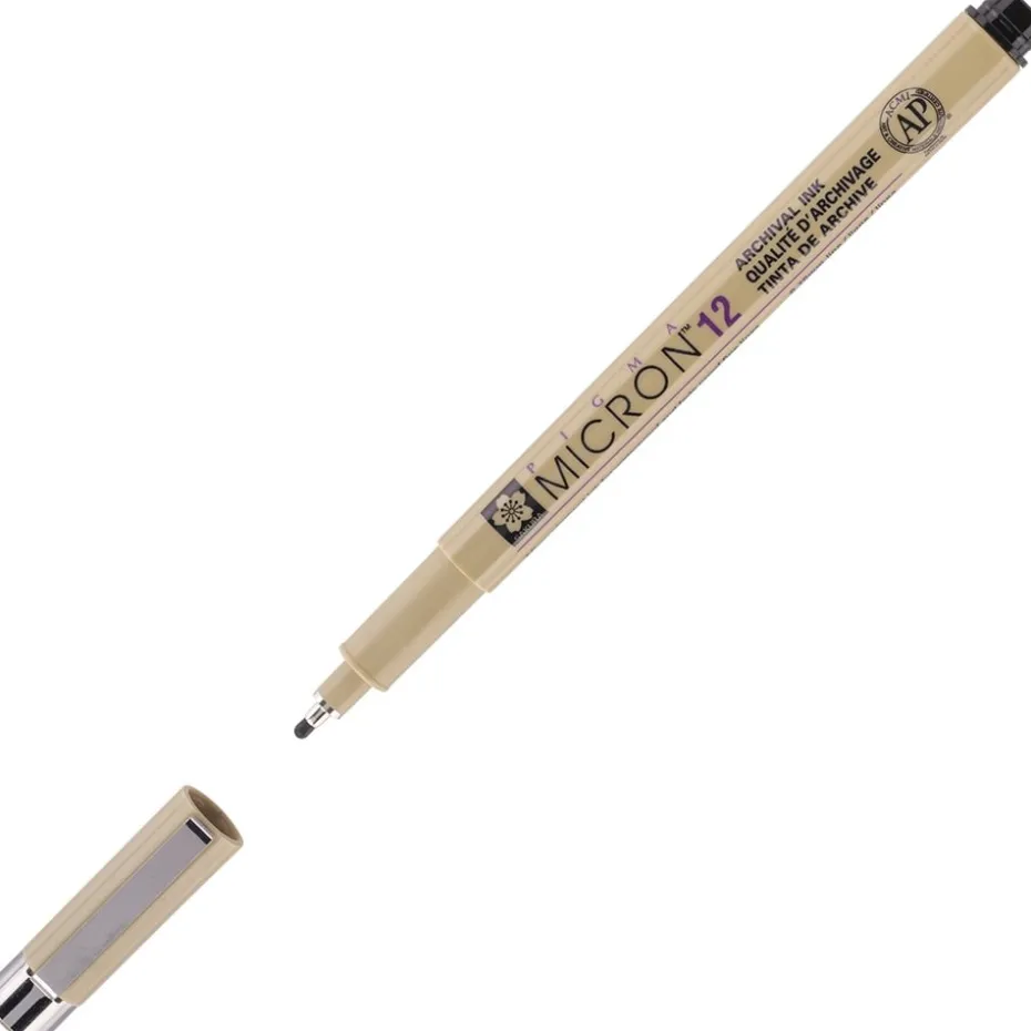 Sakura Pigma Micron 12 – 0,70mm – 49 Sort