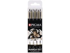 Sakura Pigma Sepia – Manga Set 4stk