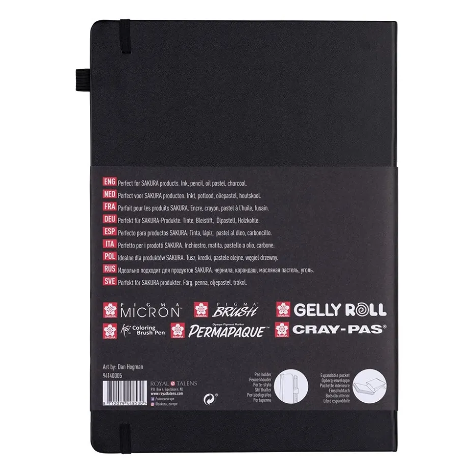 Sakura Sketch NoteBook – 21×29,7cm 140g/m – Kremhvit