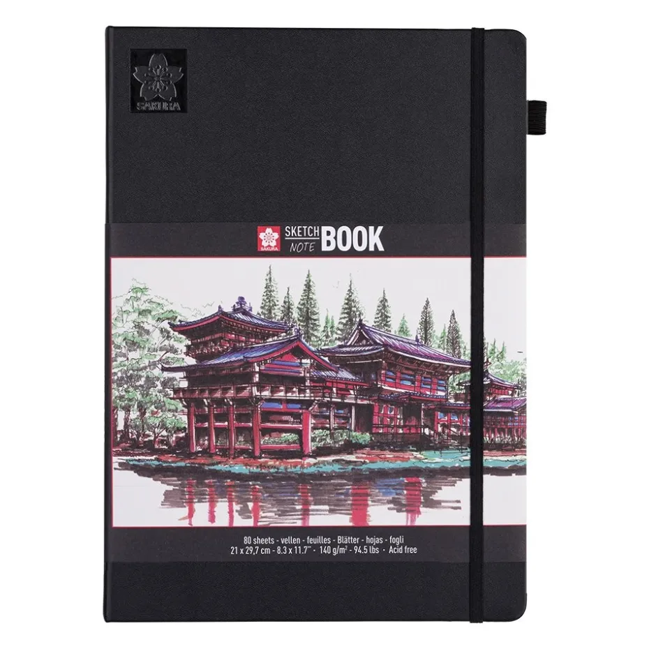 Sakura Sketch NoteBook – 21×29,7cm 140g/m – Kremhvit