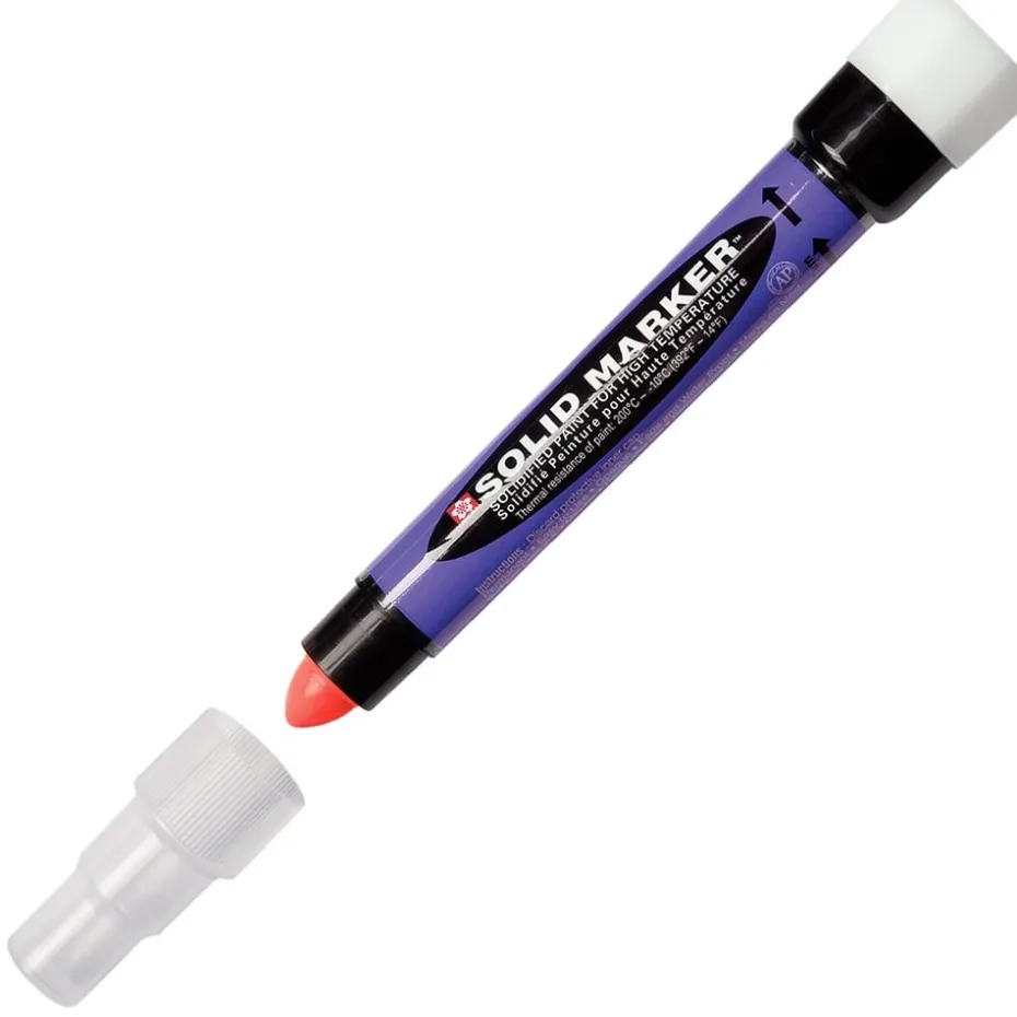 Sakura Solid Marker HIGH temp Fine – #19 Rød