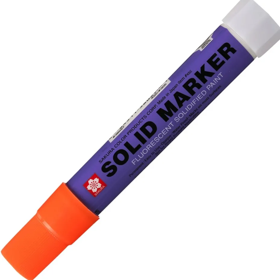 Sakura Solid Marker HIGH temp – 305 Fluorescent Orange