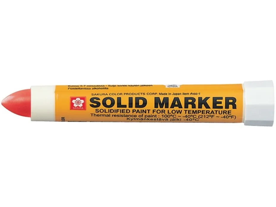 Sakura Solid Marker LOW temp – 19 Rød