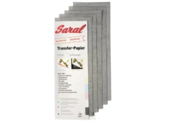 Saral Grafitt overføringspapir Sort – 5 ark 22x28cm